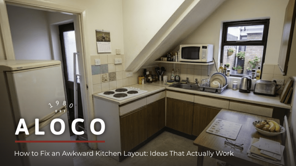 an Awkward Kitchen Layout