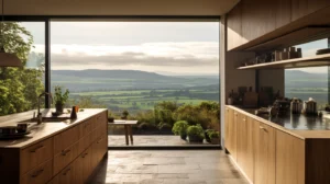 bespoke kitchen with a view