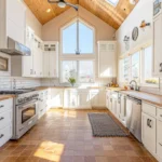eupoean kitchen design , church conversion