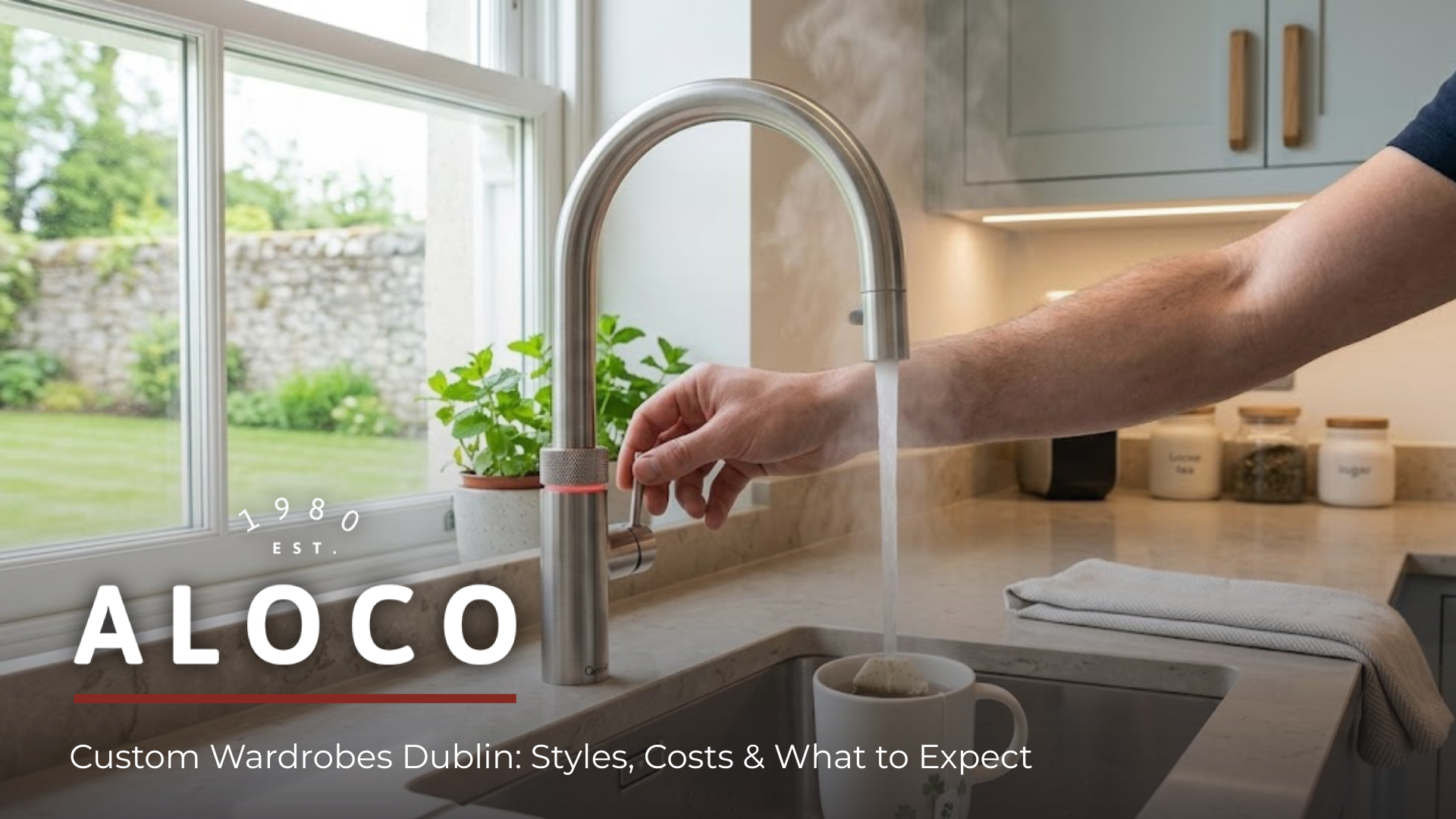 a quooker tap in an Irish kitchen